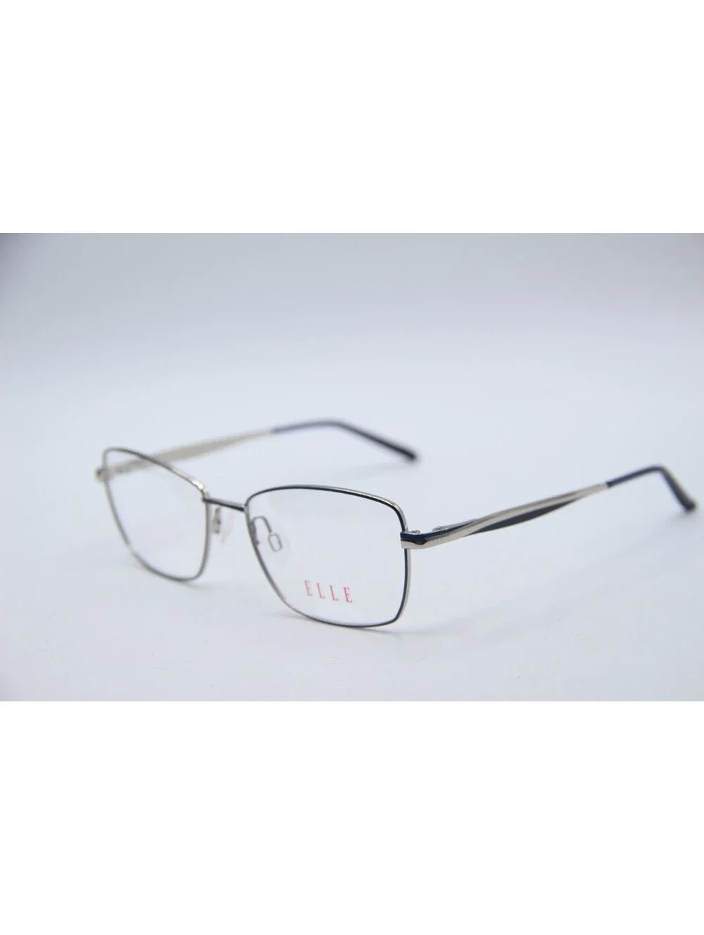 Elle El13497 Bl Blue Silver Authentic Eyeglasses 53-17-135